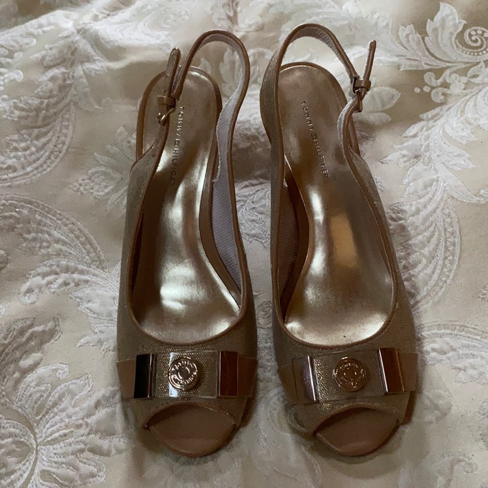Tommy Hilfiger Slingback Wedge Sandals